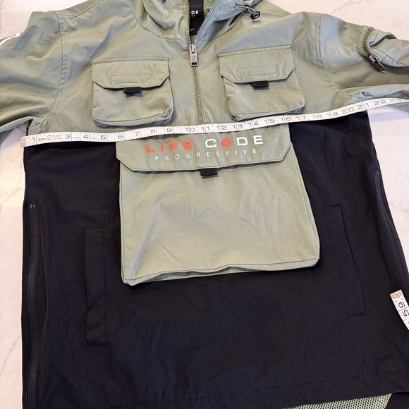 Progressive Life Code Olive Tactical Windbreaker Size Medium - Picture 7 of 12